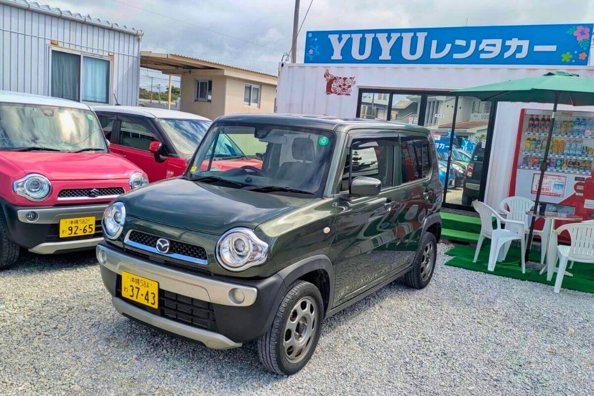 沖縄レンタカーYUYUおすすめ沖縄観光に便利な軽自動車レンタカーMAZDAフレア